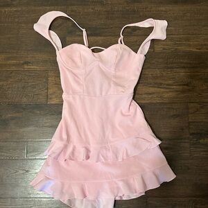 Lucy in the Sky Pink Mini Dress